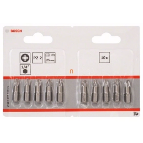 Bosch bit PZ2 25 mm Extra kemény 10db/cs (2607001559)