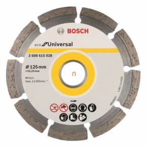   Bosch gyémánt vágótárcsa 125x22 33 mm ECOforUniversal (2608615028)