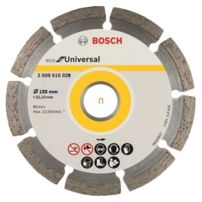   Bosch gyémánt vágótárcsa 150x22 33 mm ECOforUniversal (2608615029)