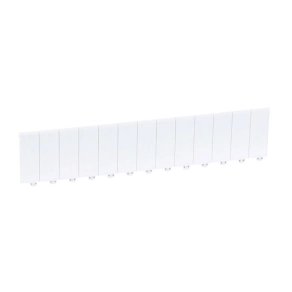   Legrand Modultakaró, fehér RAL 9003 félmodulos osztásokkal, 13 modul széles - 1662