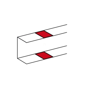   Legrand DLP takaróelem 50x105mm-es univerzális csatornához - 10696