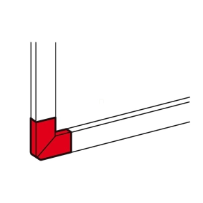 Legrand DLP kanyarelem 105x50 mm-es csatornához - 10786