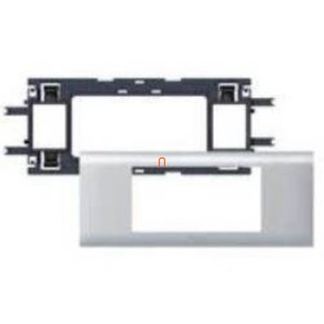   Legrand Program Mosaic DLP alu keret 2 modulos, 85 mm fedélhez - 11212