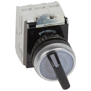   Legrand Osmoz forgókaros 2 fix állású kapcsoló 24V~/= Z+Ny-fekete - 23763