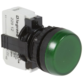 Legrand Osmoz jelzőlámpa 24V~/= zöld - 23772