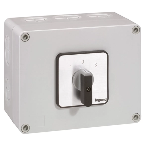   Legrand Tokozott görgős kapcsoló 2P 50A PR40 1-0-2 - 27746