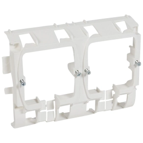   Legrand DLP mini szerelvénykeret 2, 80/120x20 csatornára, Ø60 - 31693