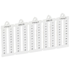   Legrand Viking3 jelölő 1-10 vízszintes 5mm széles - 39505