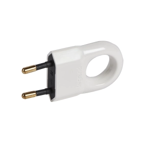 Legrand 2P csatlakozódugó 2, 5A, fehér műanyag - 50310