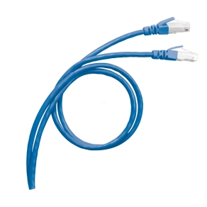   Legrand patch kábel Cat6 (S/FTP) PVC 1M kék d:6 2mm LCS3 - 51752