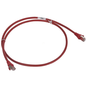   Legrand patch kábel Cat6 (F/UTP) LSZH 1M piros d:6mm LCS3 - 51854