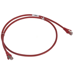   Legrand patch kábel Cat6 (F/UTP) LSZH 3M piros d:6mm LCS3 - 51856