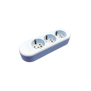   Legrand 3x2P+F elosztósor vezeték nélküli, fehér - 53421