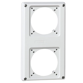   Legrand P17 Tempra kompakt előlap 2 férőhelyes, 16A - 57713