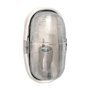 Legrand hajólámpa fehér, ovális, IP55, 75W - 60477