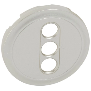 Legrand Céliane 3xRCA burkolat, titán - 68513