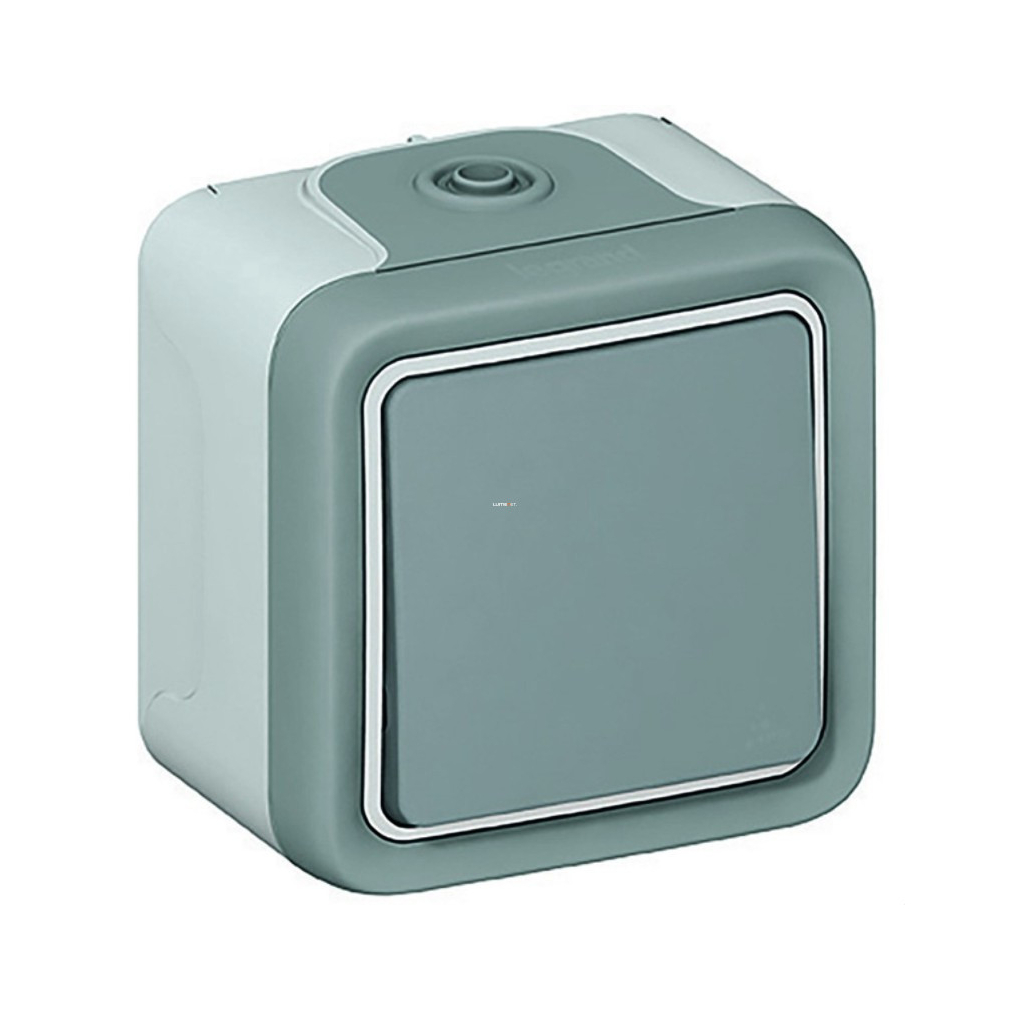 Legrand Plexo 55 falonkívüli 1P nyomó N/O, komplett, szürke (69720)