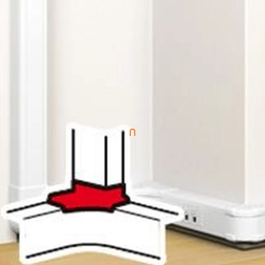   Legrand DLP állítható elágazóelem bepattintható kábelcsatornához, 80x50 mm / 105x50 mm / 130x50 mm -es csatornákhoz, fehér - 75681