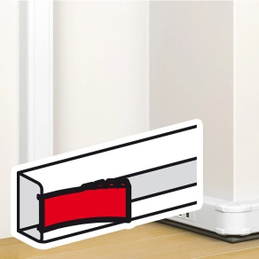   Legrand DLP fedél 45 mm széles, antimikrobiális csatornához - 75729