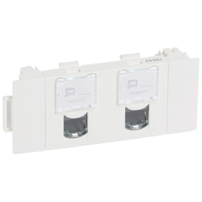  Legrand Program Mosaic aljzat DLP csatornához LCS2 Cat.5e FTP 2xRJ45 - 76542