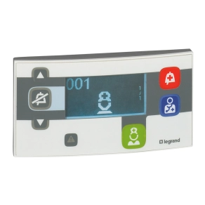   Legrand Nyugtázó egység szobákba alfanumerikus LCD kijelzővel, digitális nővérhívó rendszerhez - 76607