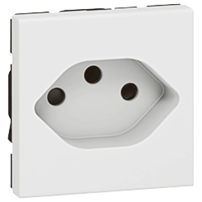   Legrand Program Mosaic csatlakozó aljzat svájci szabvány, 2m, fehér - 77506