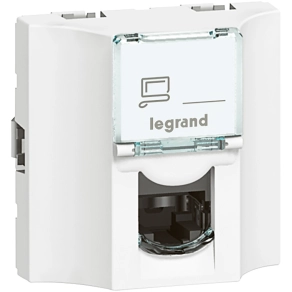   Legrand Program Mosaic Cat. 5e FTP 9 érintkezős 2 modul fehér - 78621