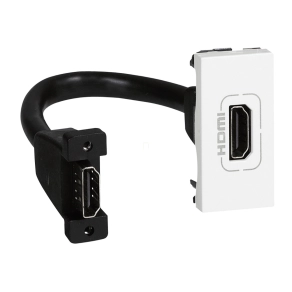   Legrand Program Mosaic elővezetékezett HDMI 1.4 1 modul fehér - 78778