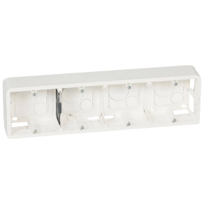   Legrand Program Mosaic falon kívülidoboz 4x2m, vízszintes - 80284