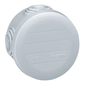   Legrand Plexo 55 kör alakú szerelődoboz mm×40 mm, 4 bemenet, Ø60 - 92001