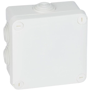   Legrand Plexo 55 négyzet alakú szerelődoboz 105×105×55 mm, 7 bemenet, fehér - 92023