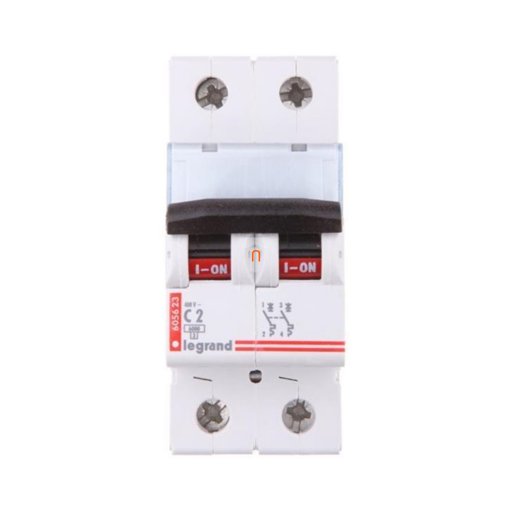 Legrand kismegszakító 2P C 16A 6kA TX3 (403528)