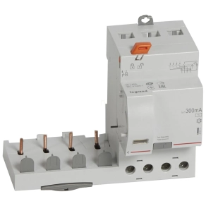 Legrand DX3 áramvédő relé 4P 400V~ AC 40A 300mA - 410511