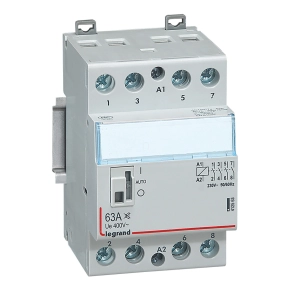   Legrand CX3 moduláris kontaktor 63A 230V 4Z halk-karral - 412563