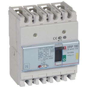   Legrand DPX3 160 100A 4P termo mágneses 16kA kompakt megszakító - 420015