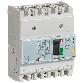   Legrand DPX3 160 125A 4P termo mágneses 16kA kompakt megszakító - 420016