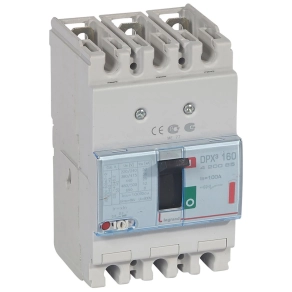   Legrand DPX3 160 100A 3P termo mágneses 36kA kompakt megszakító - 420085