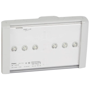   Legrand B66 LED tartalékvilágítási lámpatest állandó/készenléti üzemmódú-450 lm-1 óra (LED-es) - 661545
