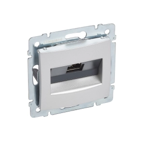   Legrand Valena RJ45 informatikai csatlakozóaljzat Cat.6A STP alumínium - 770272