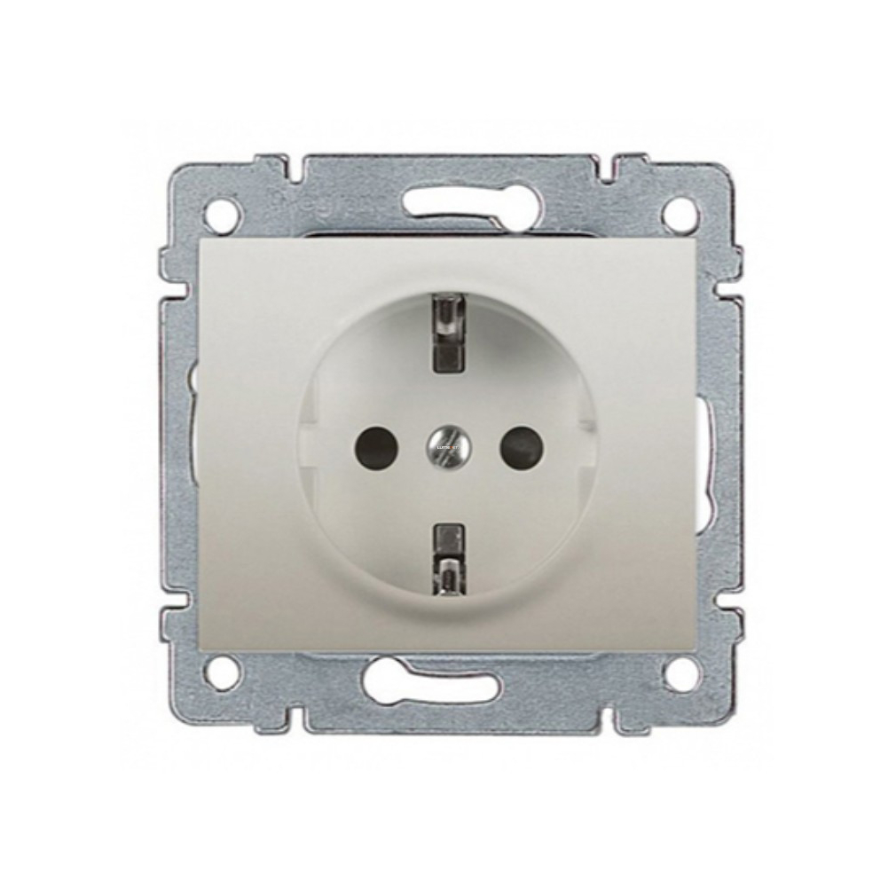 Legrand Galea Life 2P+F aljz. rugós gyöngyház (771562)