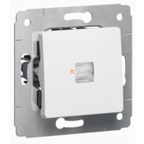  Legrand Cariva fehér 101 EF egypólusú kapcsoló ellenőrzőfénnyel keret nélkül - 773610