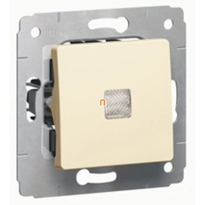   Legrand Cariva bézs 101 EF egypólusú kapcsoló ellenőrzőfénnyel keret nélkül - 773710
