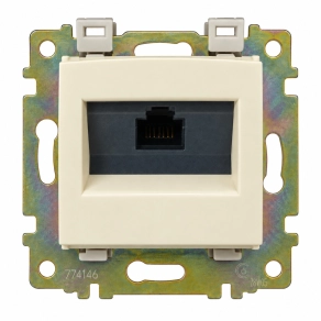   Legrand Valena 1xRJ45 LCS2 Cat6 UTP aljzat körömmel, elefántcsont-keret nélkül - 774146