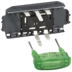 Legrand 8/12V 15mA zöld glimmlámpa - 775896