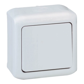   Legrand Forix IP44 falon kívüli egypolusú kapcsoló 10 AX-250 V~ szürke - 782380