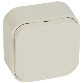   Legrand Forix IP20 falon kívüli egypólusú kapcsoló, 10 AX-250 V~ bézs - 782430