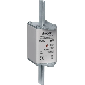 NH- 2 250A gG 500V, Ipari, Hager LNH2250M