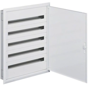   Hager Univers FW536FT Fém mezős elosztó, 180 modul, 5rnsor, 992x838x121mm, teli ajtóval, IP30