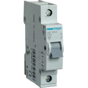 Hager Kismegszakító 1P B 25A 6kA MB125A