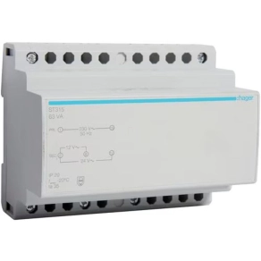 HAGER ST315  Leválasztó trafó 230V 12/24V 63VA